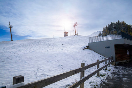 Switzerland Piratus Mountain is a legendary placeの写真素材