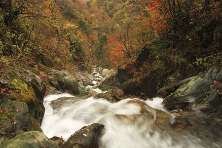 Formation water fallsの写真素材