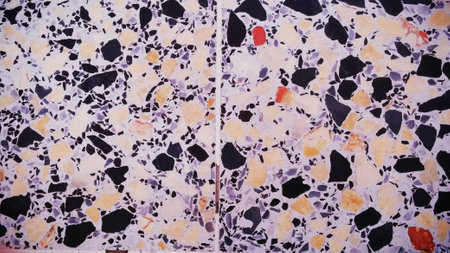 Pattern of the color marble stone wall texture background , abstract pink marble stone wallの写真素材