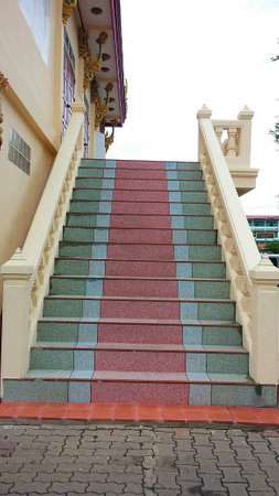 Art of Temple stairsの写真素材