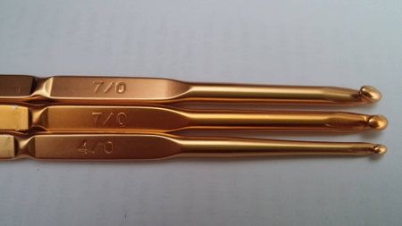 Golden crochetの写真素材