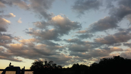 Art of sunset sky.の写真素材