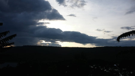 Art of sunset sky.の写真素材