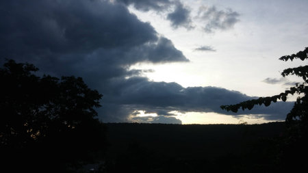 sunset sky.の写真素材