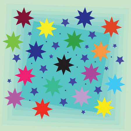 Background: Starsのイラスト素材