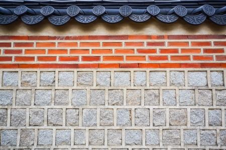 Brick and stone wall の写真素材