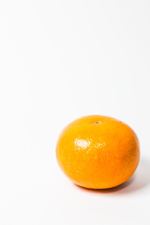 orange isolated on white backgroundの写真素材