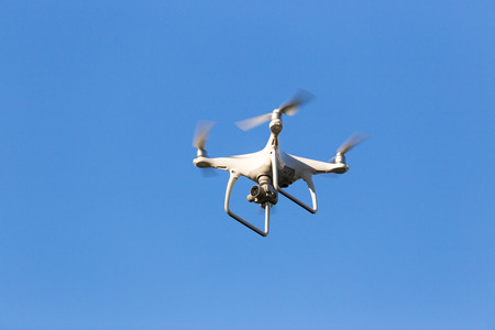 Drones were flying in the sky