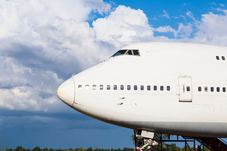 Aircraft parkedの写真素材