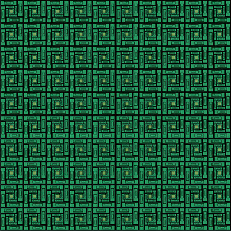 Seamless Repeatable Abstract Geometric Pattern. Vector Background.
