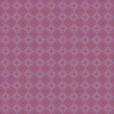 Geometric pattern with colored elements, vector abstract background, colorful floral background