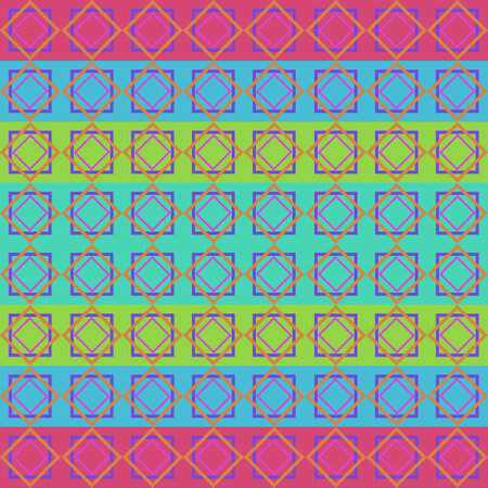 Seamless pattern with rhombuses and triangles. Vector illustration.