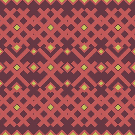 Seamless pattern with rhombuses. Vector abstract background.