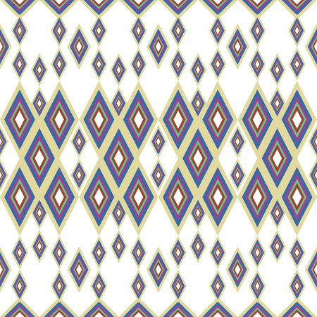Ethnic boho seamless pattern. Traditional ornament. Tribal pattern. Folk motif. Can be used for wallpaper, textile, wrapping, web page background.の写真素材