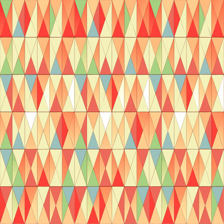 Seamless pattern with triangles. Geometric background. Vector illustration.の素材