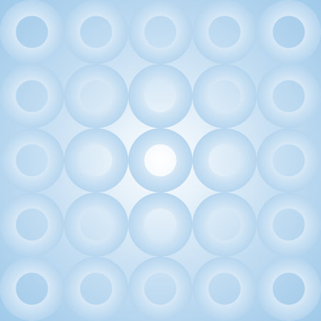 Abstract blue background with circles. Vector illustration for your graphic design.のイラスト素材
