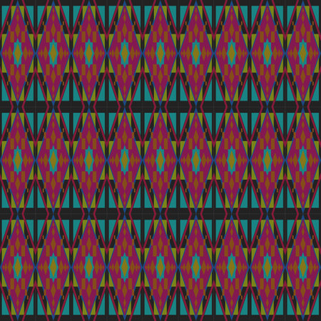 Seamless background pattern with a variety of multicolored lines.