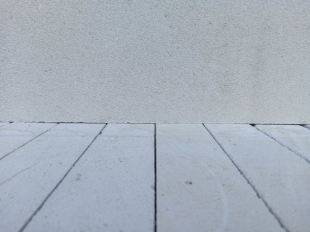 cement wall and floor as background, closeup photo of photoの写真素材