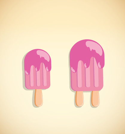 ice-cream stickのイラスト素材