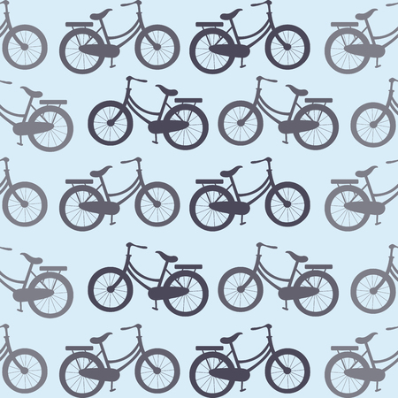 Bicycle seamless patternのイラスト素材