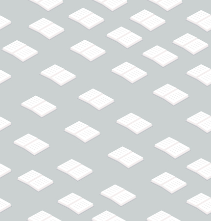 books  flat design seamless patternのイラスト素材