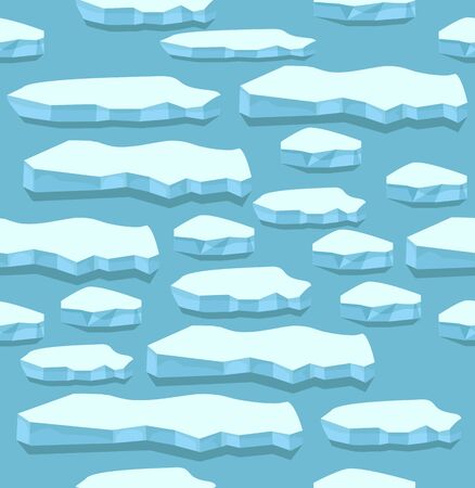 vector clip art landscape seamless patternのイラスト素材