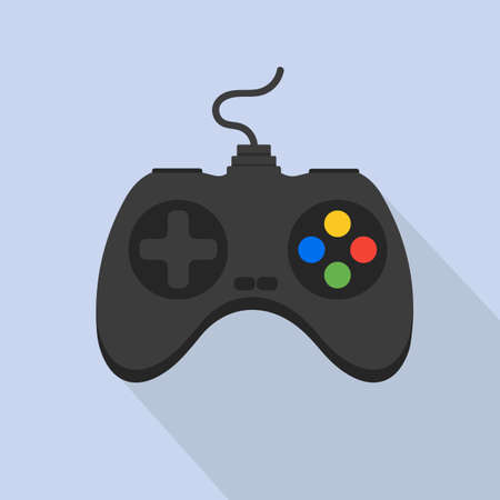 Joy stick flat icon vector eps10