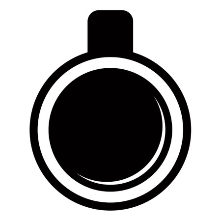 top view coffee cup icon signのイラスト素材