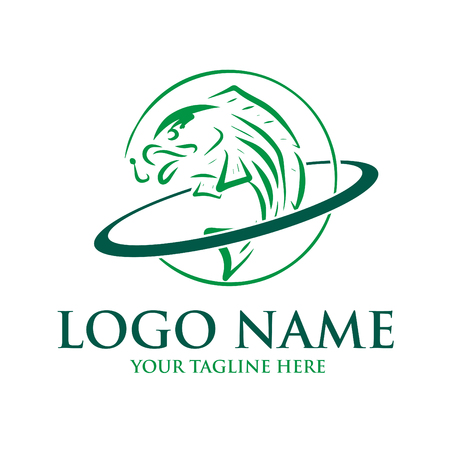 logo and icon for fishingのイラスト素材