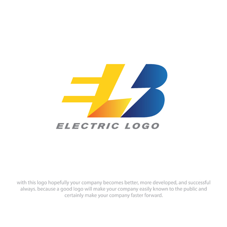 E L B ELECTRIC LOGO DESIGNSのイラスト素材