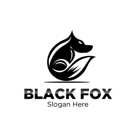 fox logo designsのイラスト素材
