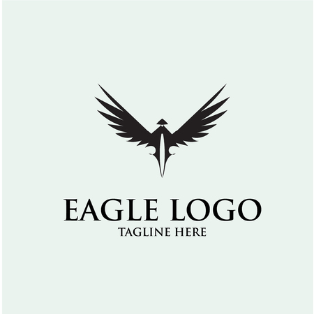 eagle logo designs simpleのイラスト素材