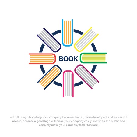 book logo designsのイラスト素材