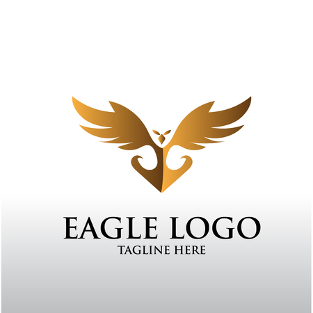 eagle logo designs simpleのイラスト素材