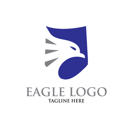 eagle logo designs simpleのイラスト素材