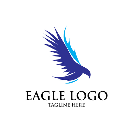 eagle logo designs simpleのイラスト素材