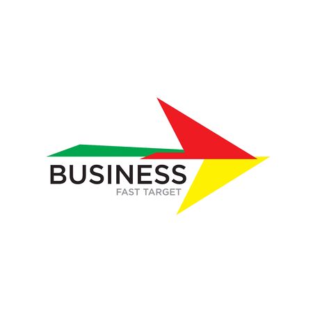 arrow up business logo designsのイラスト素材