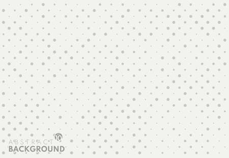 Abstract minimal soft gray random dotted pattern on background. Simple modern texture halftone style. You can use for cover template, poster, banner web, flyer, Print ad. Vector illustrationのイラスト素材