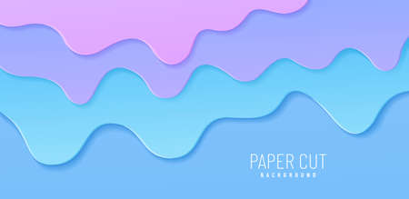 Abstract illustration of splash. Burst off bubblegum. Vector background with pink blue bubble gum or melting ice cream. Flow of sweet sticky liquid. Cartoon design.のイラスト素材