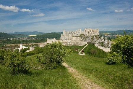 Beckov Castleの写真素材