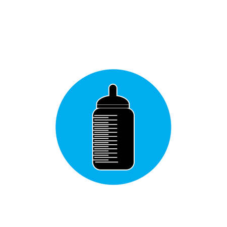 Baby bottle icon vector design ilustrationのイラスト素材