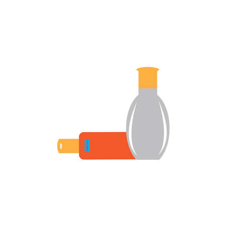 plastic bottle vector design ilustration templatのイラスト素材