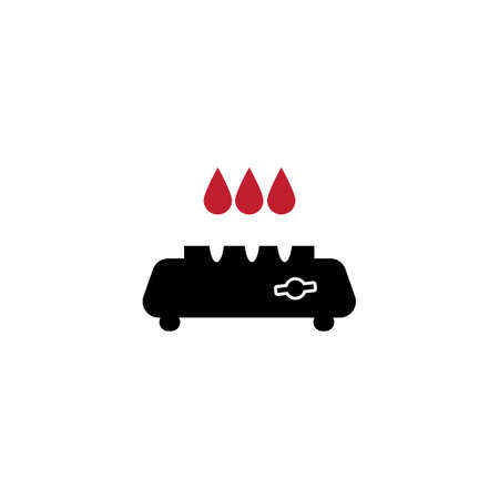 stove logo design ilustration icon templatのイラスト素材