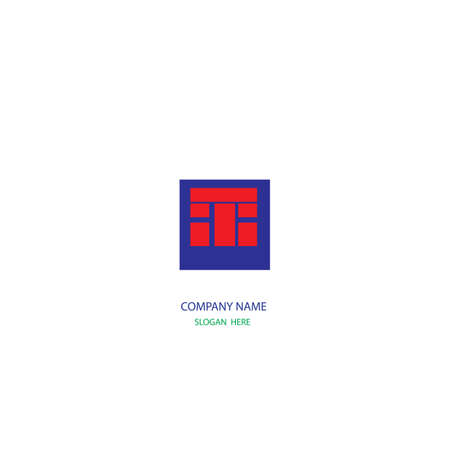 wall vector design ilustration icon templatのイラスト素材