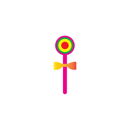 sewing needle design illustration icon templateのイラスト素材
