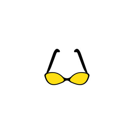 eyeglasses vector design illustration icon templateのイラスト素材