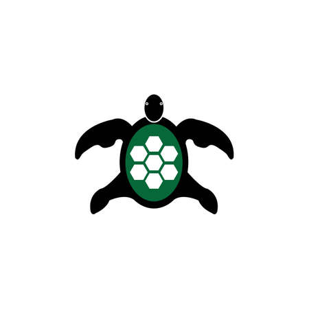 Turtle design illustration iconのイラスト素材