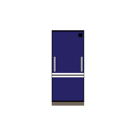 refridgerator vector design ilustration icon logo templatのイラスト素材