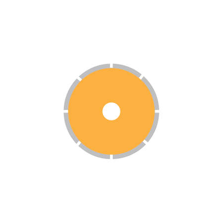 grinding blade vector design illustration icon templateのイラスト素材