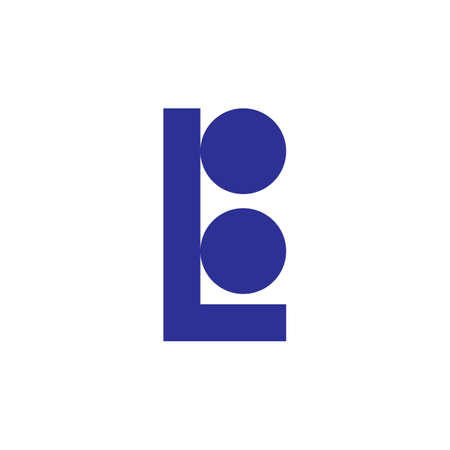 L H logo name design ilustration vector icon templatのイラスト素材